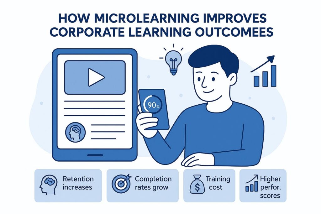 HOW MICROLEARNING IMPROVES
CORPORATE LEARNING OUTCOMEES