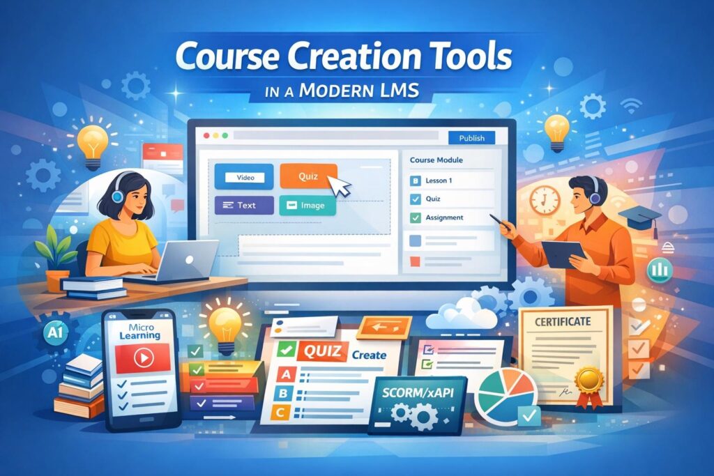 Course Creation Tools in an LMS